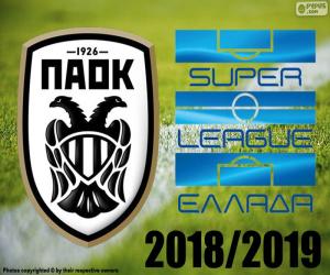 yapboz PAOK, şampiyon 2018-2019